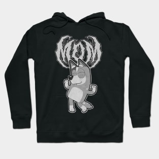 Bluey Mum Metal Dance Grey Hoodie